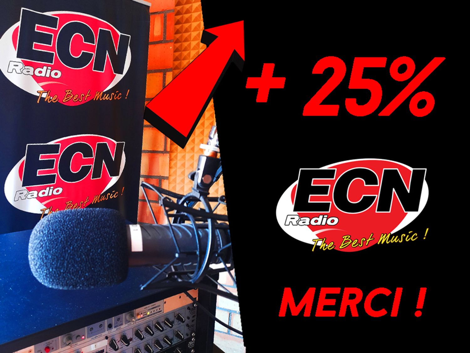 Médialocales : l'audience de Radio ECN progresse de 25% sur Mulhouse !